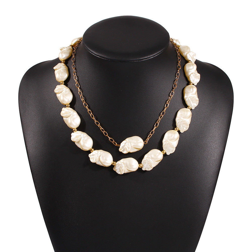 Irregular Pearl Necklace
