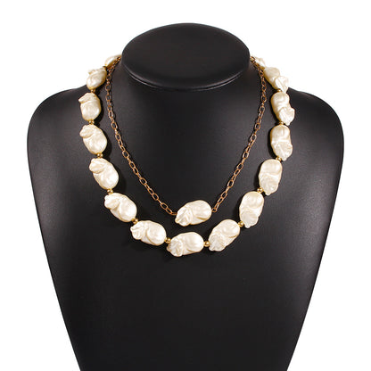 Irregular Pearl Necklace