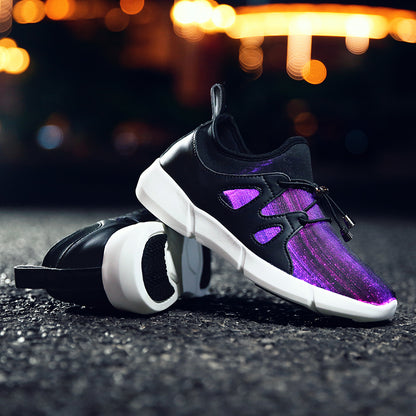 LED luminous mesh shoes