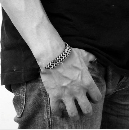 Titanium Steel Bracelet Male