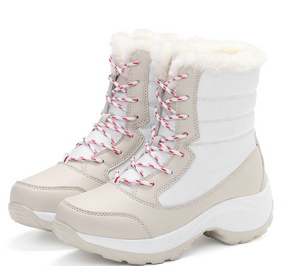 Waterproof Ladies Cotton Shoes Boots