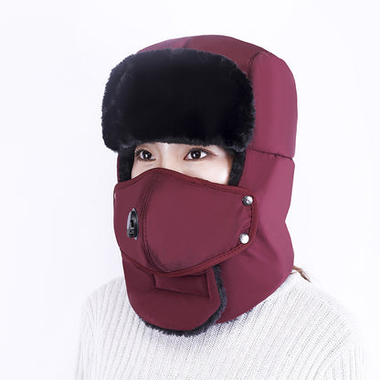 Ear windproof Lei Feng hat