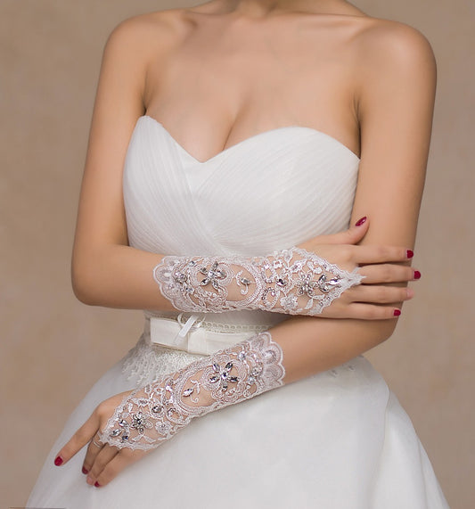 Wedding dress gloves