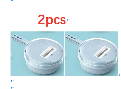 8 In 1 Vegetable Slicer With Strainer Vegetable Cutter