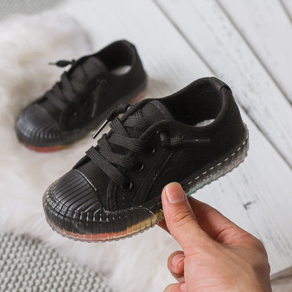 Casual Girls Boys Canvas Shoes Printed