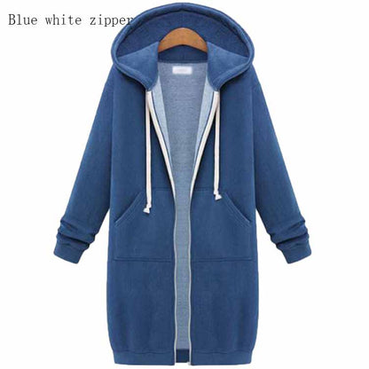 Sweater Fleece Long Jacket