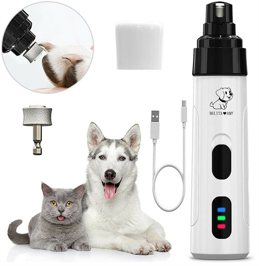 Pet Dog Cat Nail, Care Clipper Electric Kit