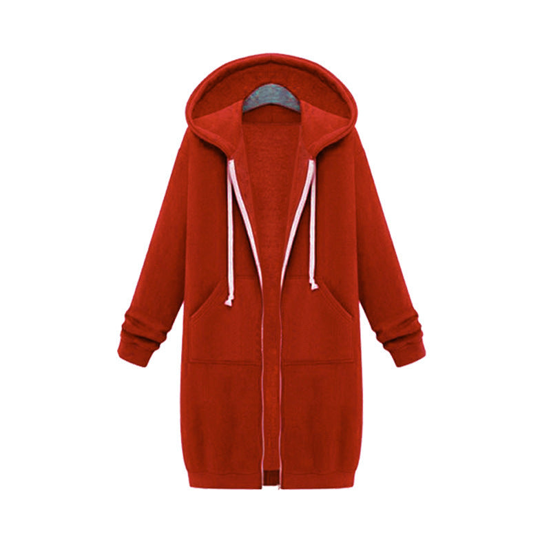 Sweater Fleece Long Jacket