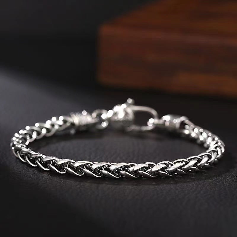 Retro Six Character WBone Bracelet ords