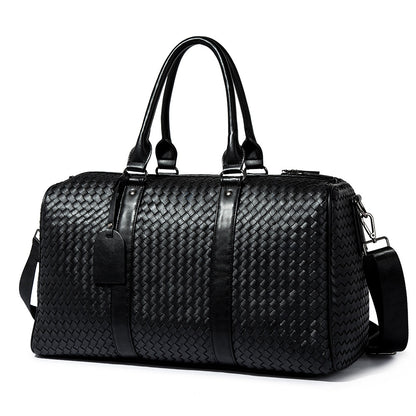 Single shoulder hand-woven bag