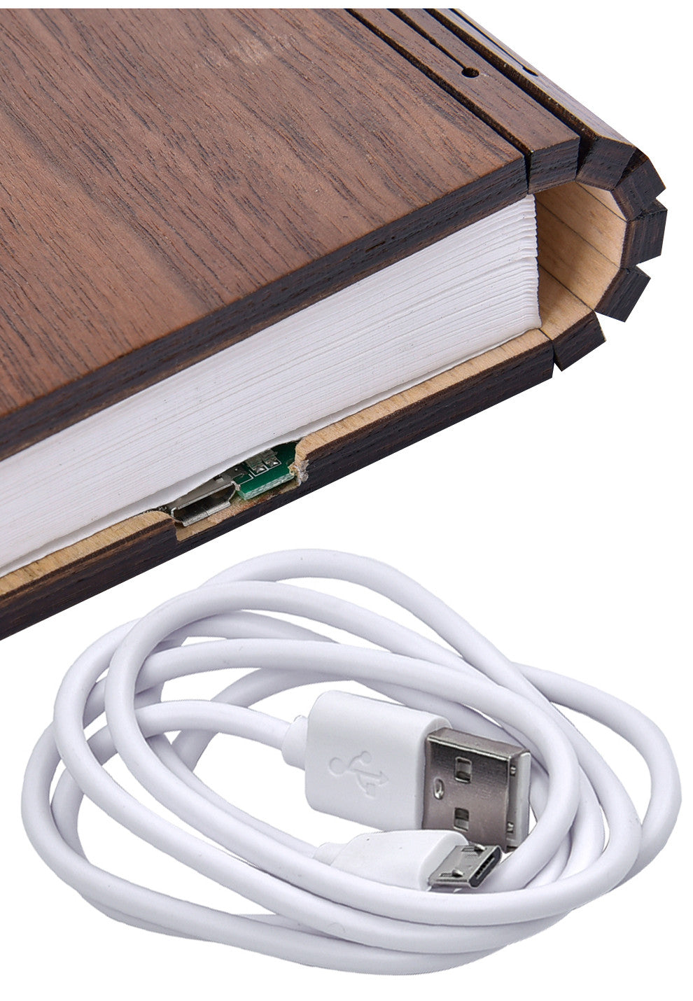 LED Night Light Folding Book Light USB Port