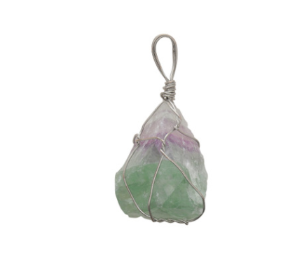 Natural stone pendant