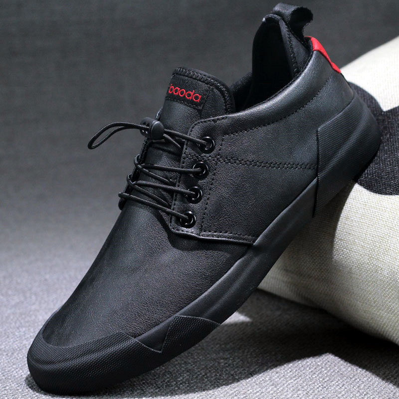 Fashion men shoes lace-up leather