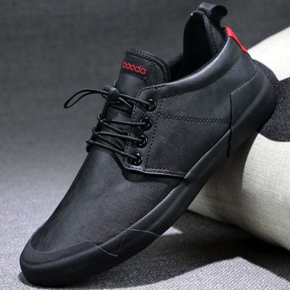 Fashion men shoes lace-up leather
