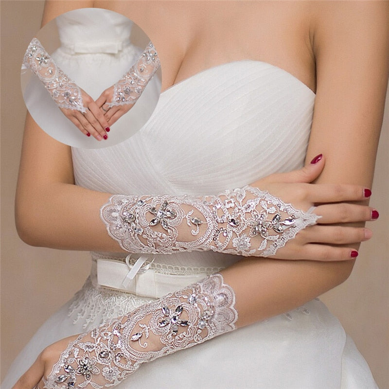 Wedding dress gloves