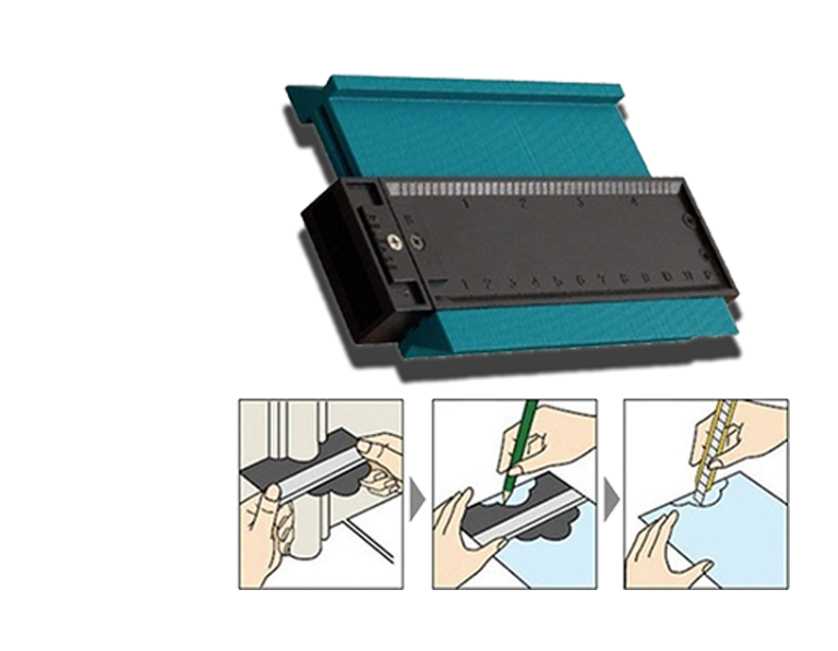 Radial Ruler Contour Gauge Taker Profile Gauge - Catch And Ship