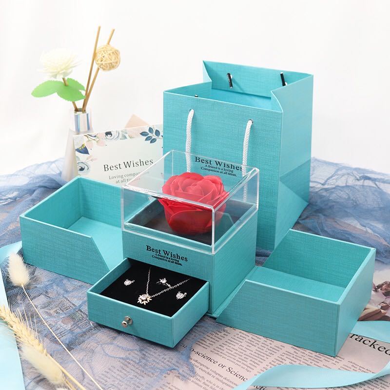 Rose Jewelry Box, Makeup Storage