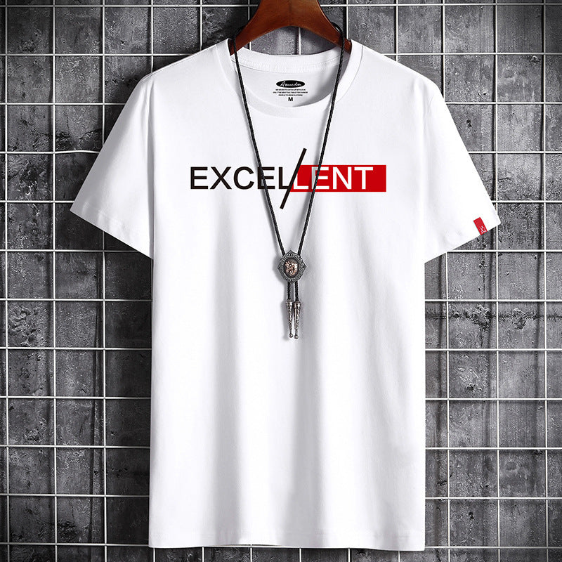 Cotton Summer Men's Short-sleeved T-shirt