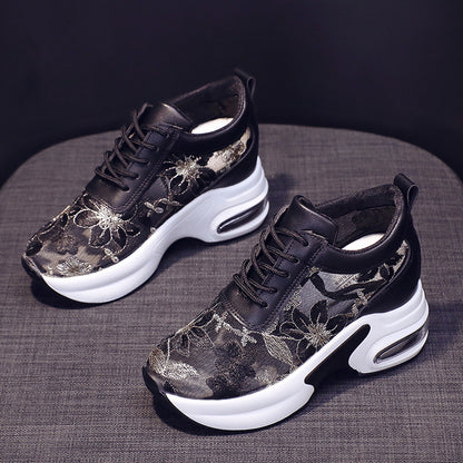 Sports Style Mesh Lace Casual Shoes