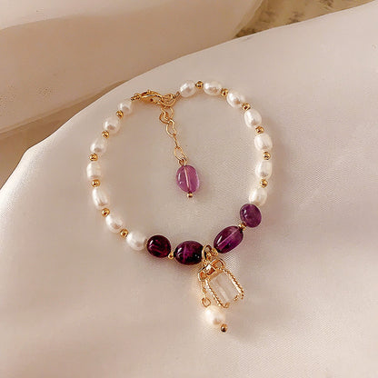 Peach Blossom Baroque Pearl Bracelet