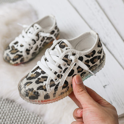 Casual Girls Boys Canvas Shoes Printed