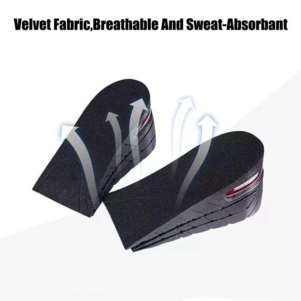 Eight Increase Insole Height Invisible Lift Adjustable Heel Lifting Inserts Shoe Pads Women Men Invisible Height Increase Insoles Heel Lift Taller Shoe Inserts Pad