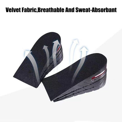 Eight Increase Insole Height Invisible Lift Adjustable Heel Lifting Inserts Shoe Pads Women Men Invisible Height Increase Insoles Heel Lift Taller Shoe Inserts Pad