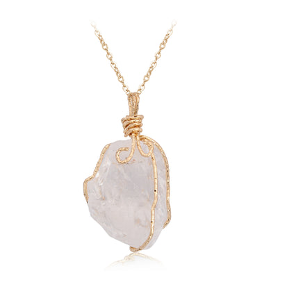 Natural stone pendant