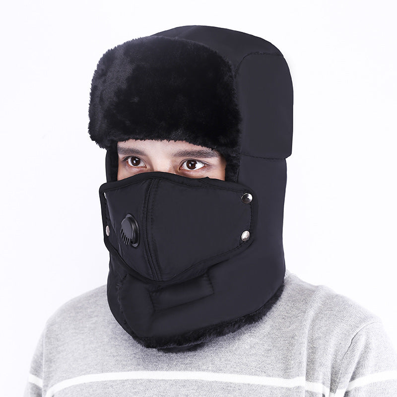 Ear windproof Lei Feng hat