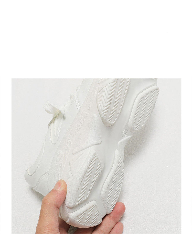 Breathable white shoes