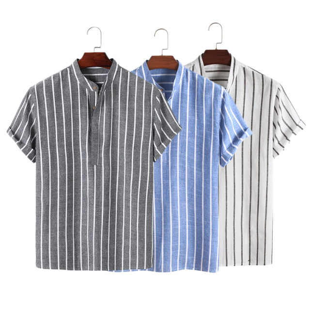 Casual Men's Shirt Short Sleeve