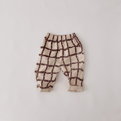 New Children's Letter Set Cotton Baby Top