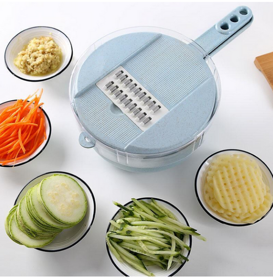 8 In 1 Vegetable Slicer With Strainer Vegetable Cutter