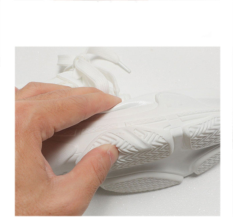 Breathable white shoes