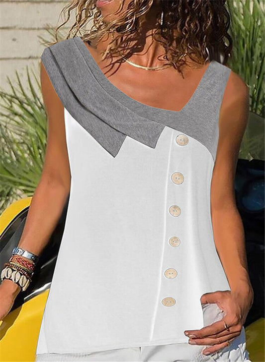 Shirt With Buttons Plus Size Vest