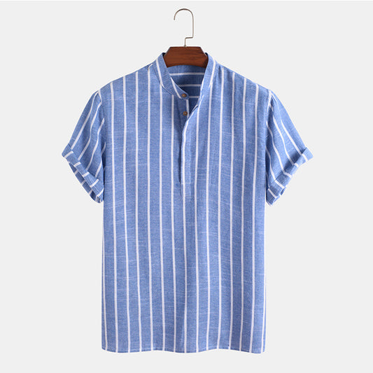 Casual Men's Shirt Short Sleeve