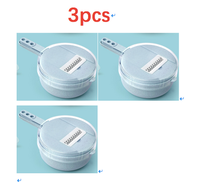 8 In 1 Vegetable Slicer With Strainer Vegetable Cutter