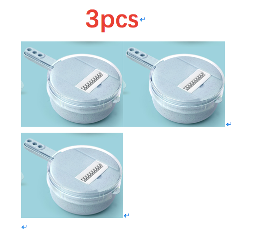 8 In 1 Vegetable Slicer With Strainer Vegetable Cutter