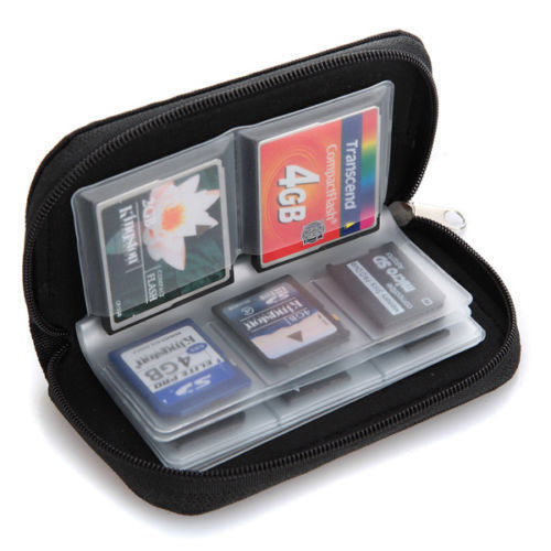SD memory card storage carrying bag
