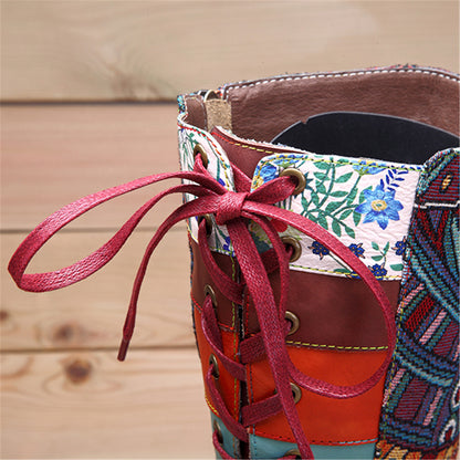 Vintage Mid-calf Boots Women