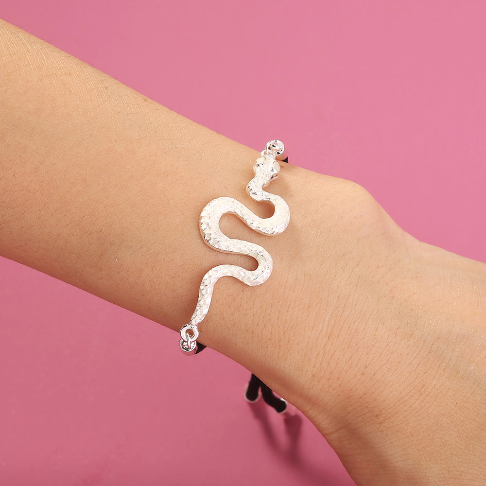 Silver Snake, glow-in-the-dark