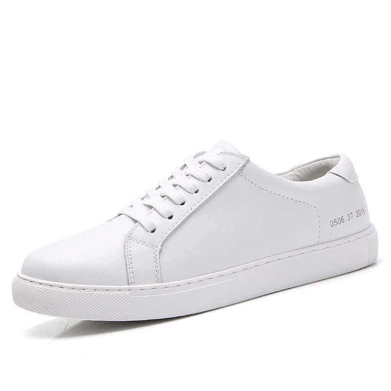 New Lady White Shoe Leather