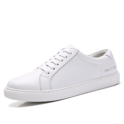 New Lady White Shoe Leather