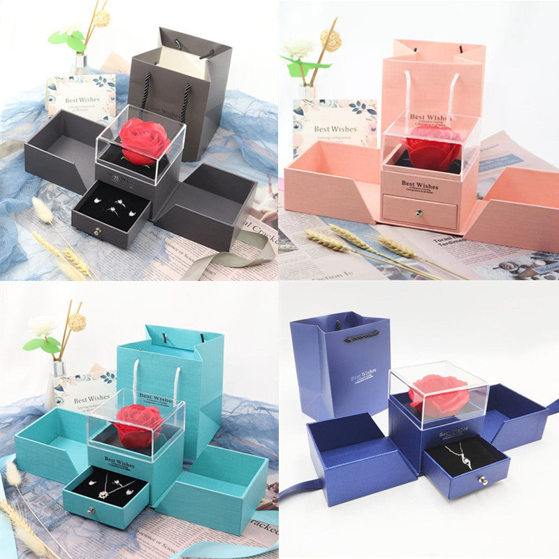 Rose Jewelry Box, Makeup Storage