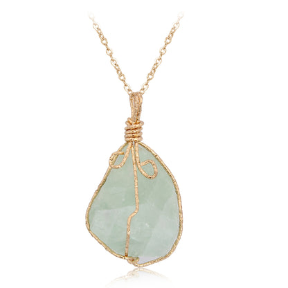 Natural stone pendant