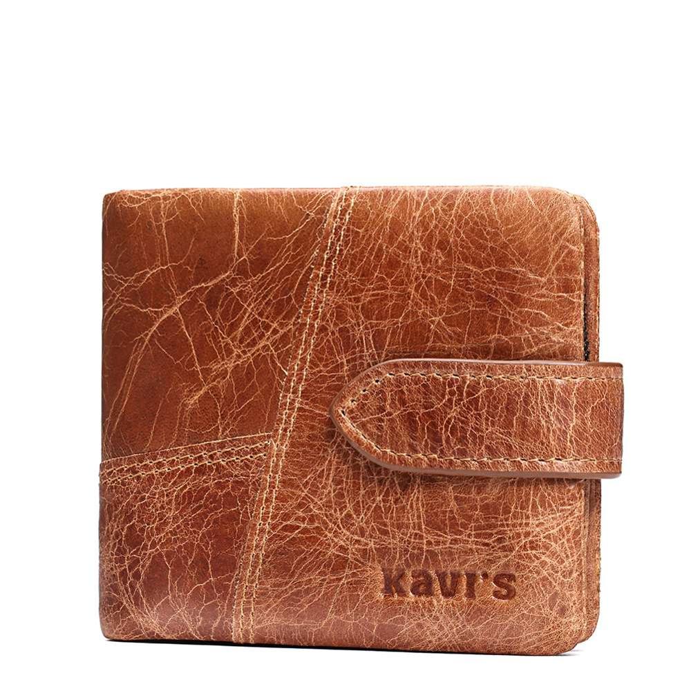 KAVIS Genuine Leather Women Wallet