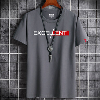 Cotton Summer Men's Short-sleeved T-shirt