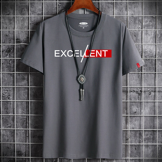 Cotton Summer Men's Short-sleeved T-shirt