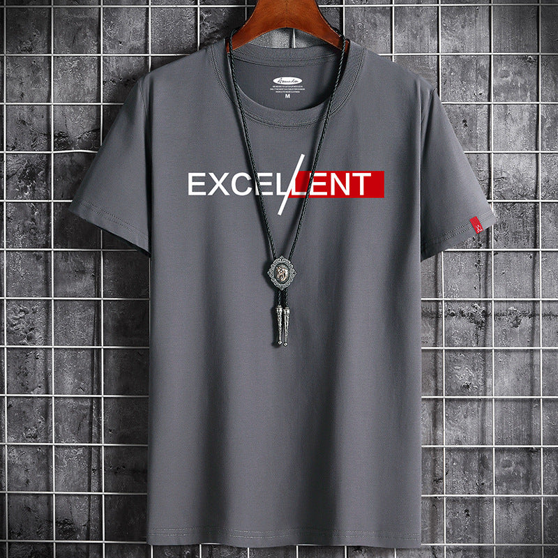Cotton Summer Men's Short-sleeved T-shirt