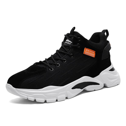 New High-top Flying Woven Sports Men's Shoes